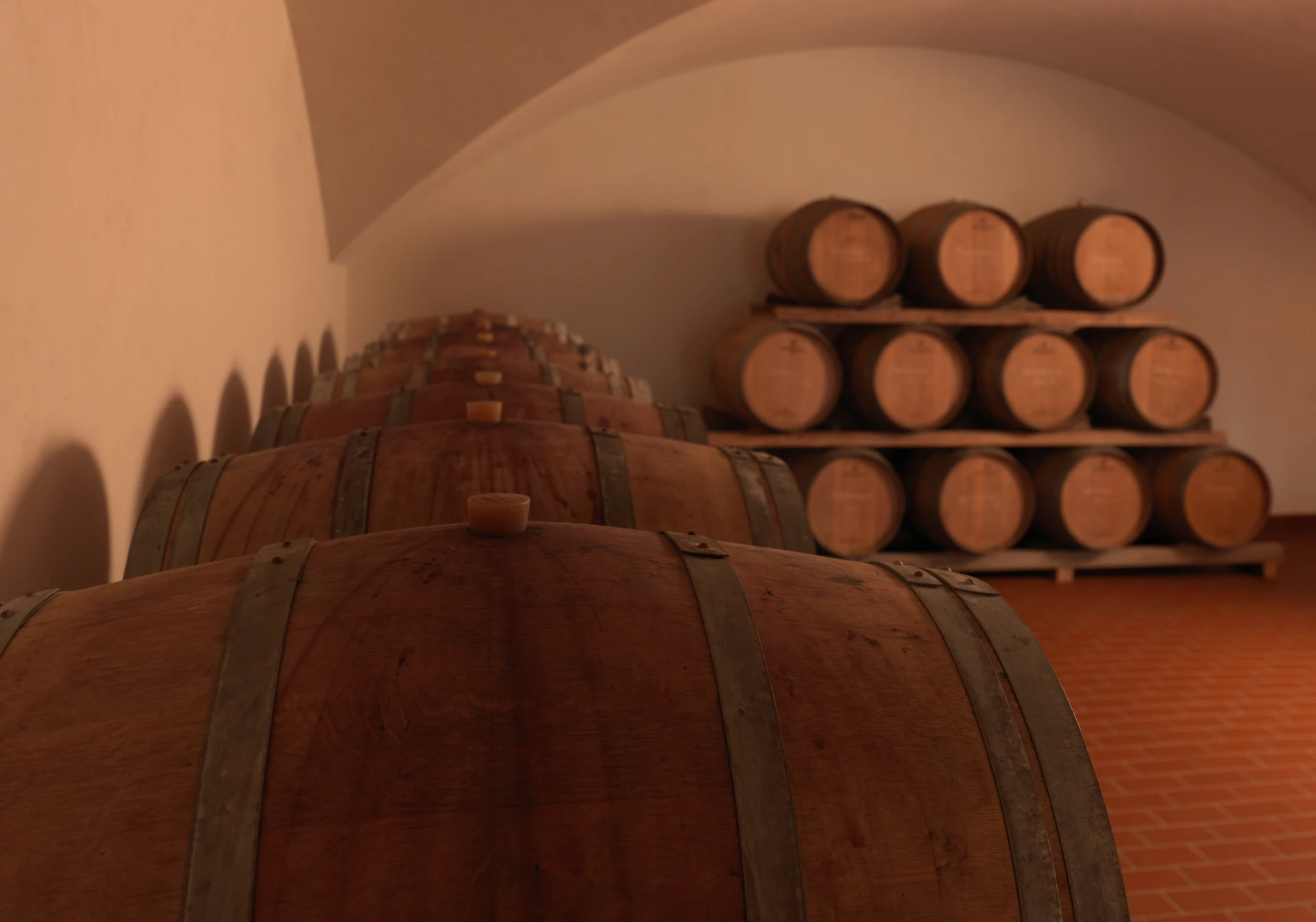 Gli spazi di produzione della Cantina I Comelli